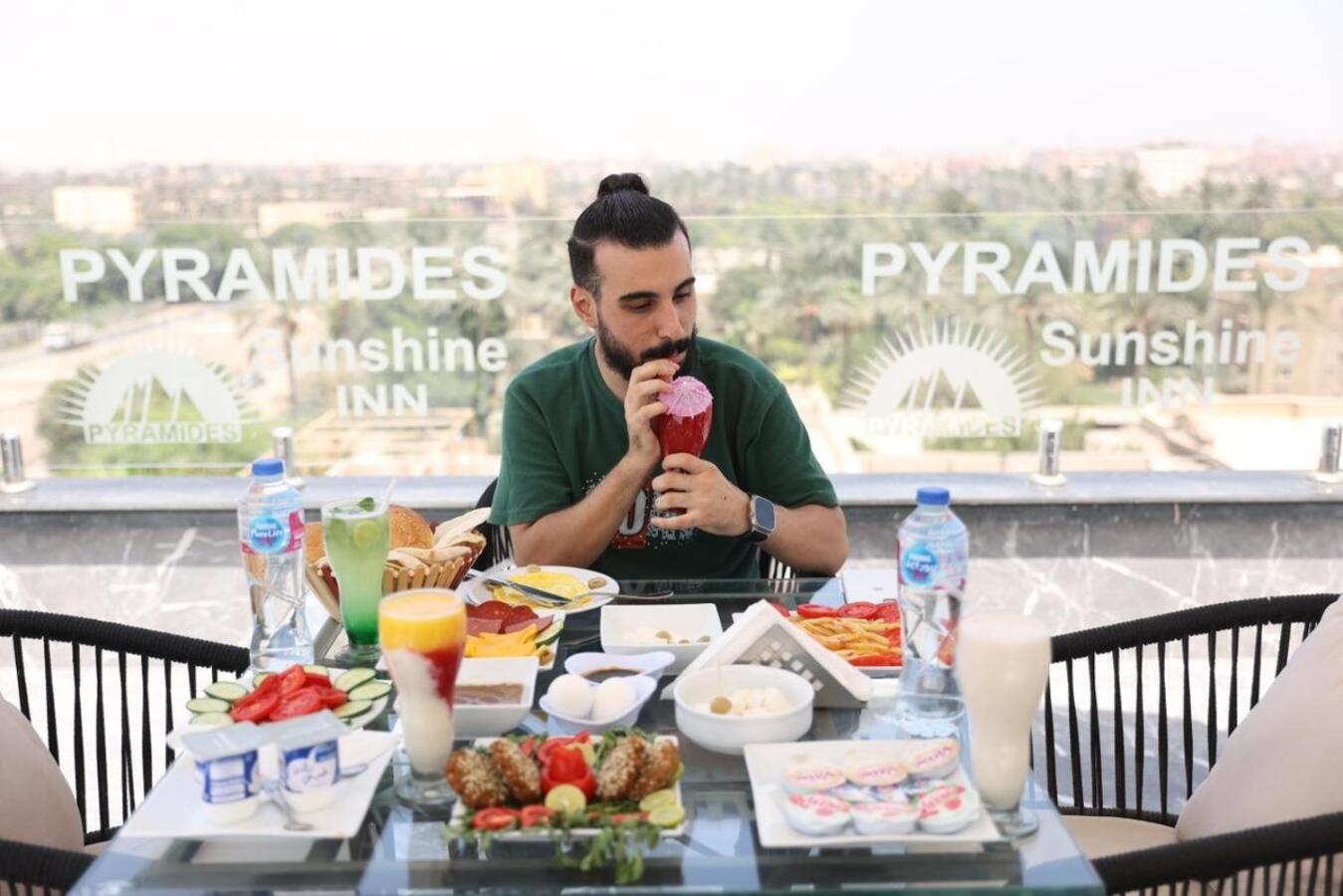 Pyramids Sunshine View Hotel Kafrat al Jabal Exterior foto