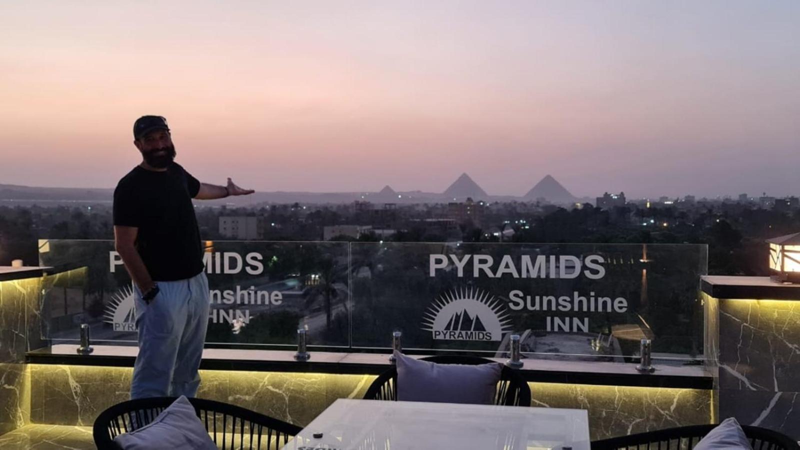 Pyramids Sunshine View Hotel Kafrat al Jabal Exterior foto