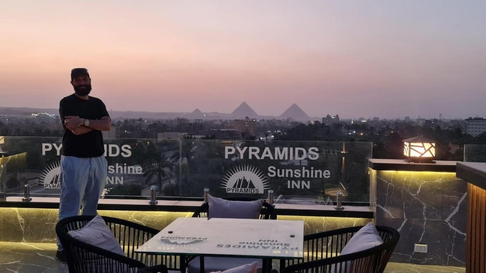 Pyramids Sunshine View Hotel Kafrat al Jabal Exterior foto